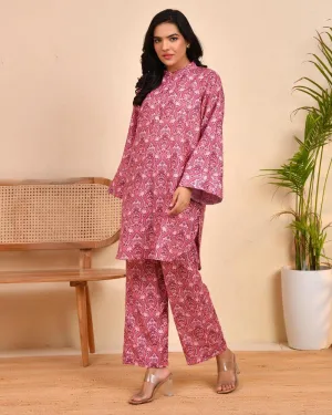 Rose Royale Printed Co-ord Set