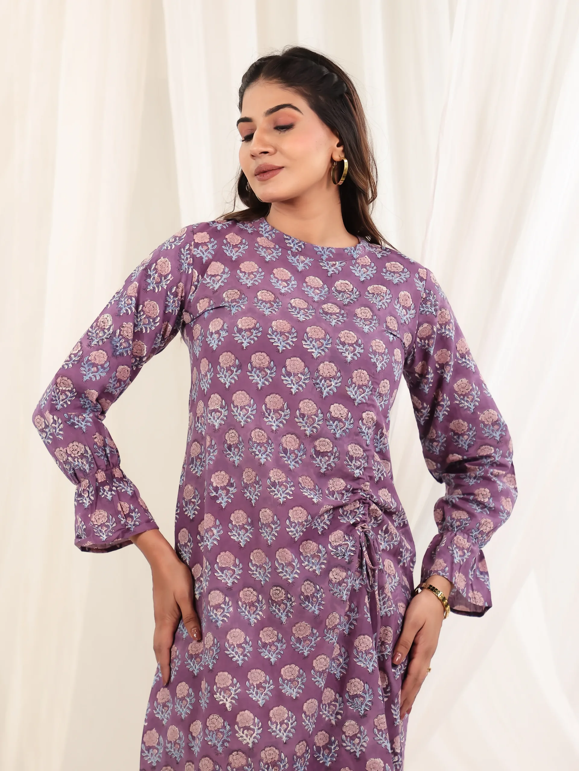 Lavender Twist Midi Dress 5 Lavender Twist Midi Dress - Image 5