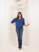 Indigo Whisper Shirt Top