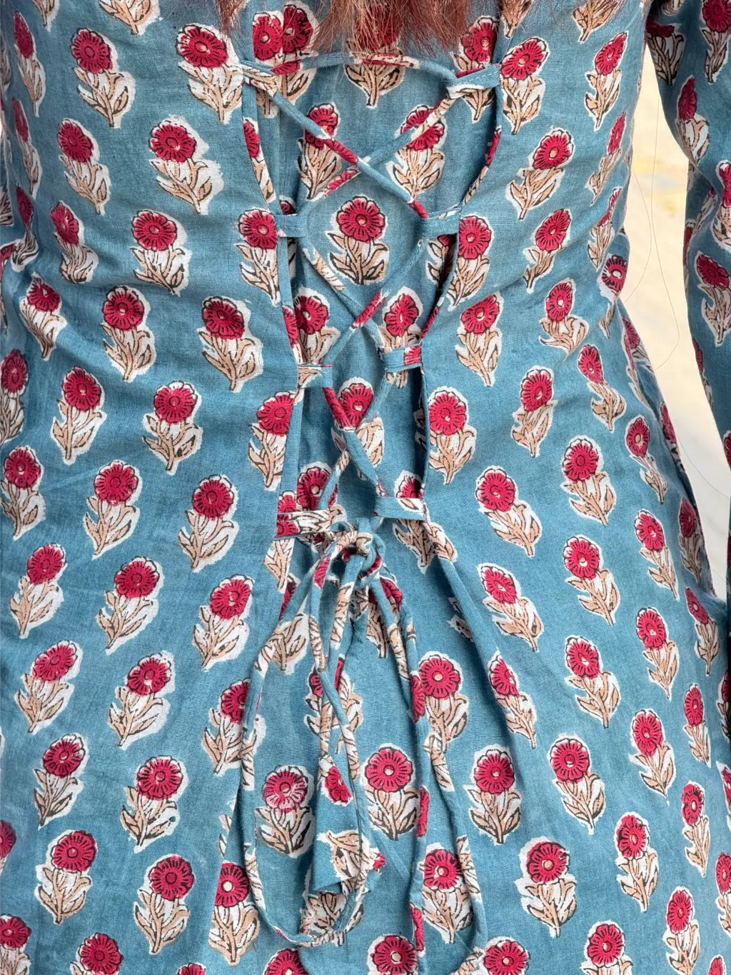 Gulrang Corset Hand Block Print Cotton Short Kurta 8 Gulrang Corset Hand Block Print Cotton Short Kurta